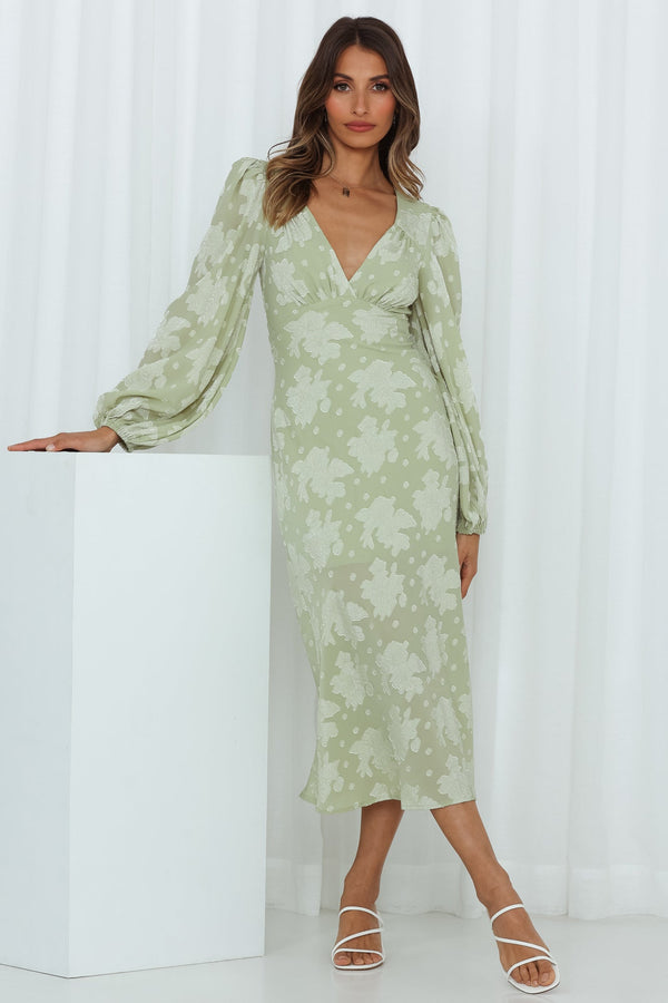 Hello Party Beyond The Limit Maxi Dress Green