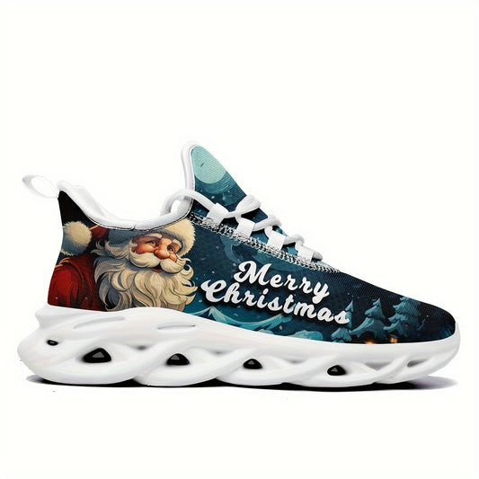 Christmas Style Breathable Blade Type Running Shoes